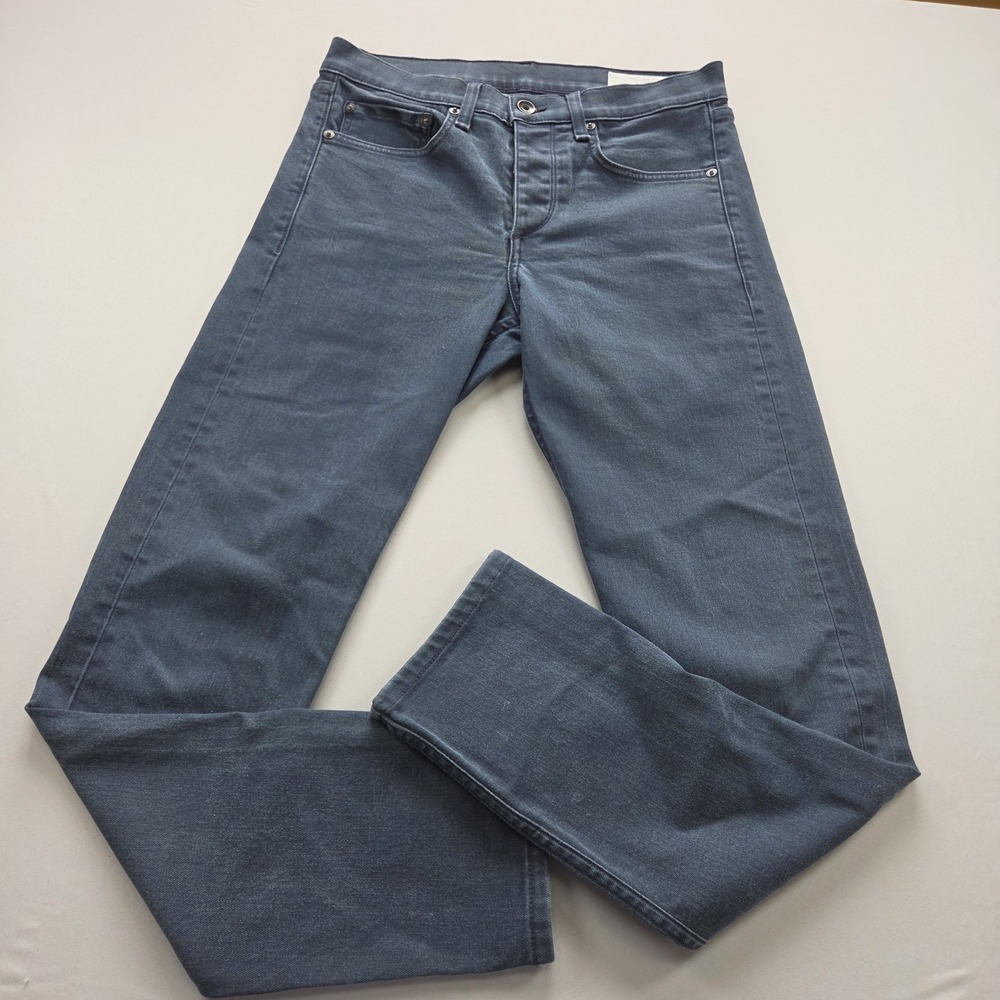 Rag & Bone Standard Issue Fit 2 Slim Leg Jeans Navy Mens Size 29x30